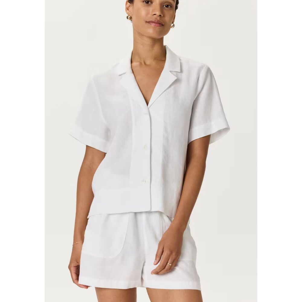 Quince Women's White Shirt Sz XS